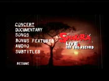 CD/DVD Shakira: Live & Off The Record