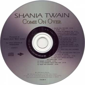 CD Shania Twain: Come On Over