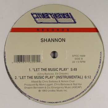 LP Shannon: Let The Music Play (Remix)