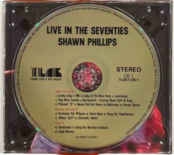 3CD Shawn Phillips: Live In The Seventies