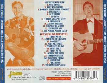 CD Sheb Wooley: Goodbye Texas Hello Tennessee 1950-1962