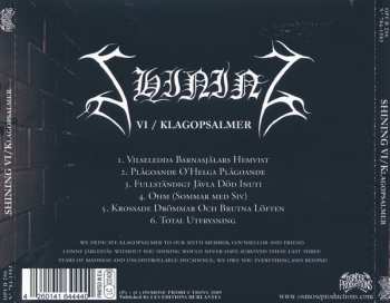 CD Shining: VI / Klagopsalmer