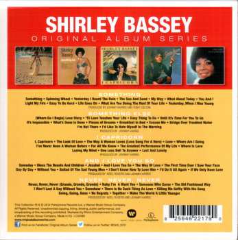5CD/Set di cofanetti Shirley Bassey: Original Album Series