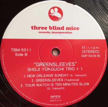 LP Shoji Yokouchi Trio: Greensleeves LTD | NUM