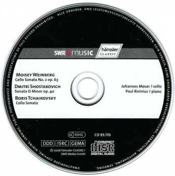 CD Dmitri Shostakovich: Cello Sonatas