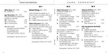 10CD/Set di cofanetti Shura Cherkassky: Piano Masterpieces