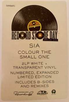 2LP Sia: Colour The Small One CLR | LTD | NUM