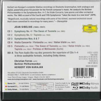 5CD/Set di cofanetti/Blu-ray Herbert von Karajan: Karajan Sibelius: Complete Recordings On Deutsche Grammophon
