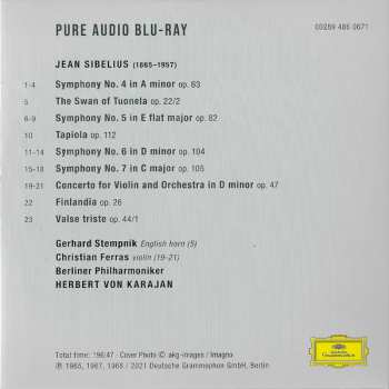 5CD/Set di cofanetti/Blu-ray Herbert von Karajan: Karajan Sibelius: Complete Recordings On Deutsche Grammophon