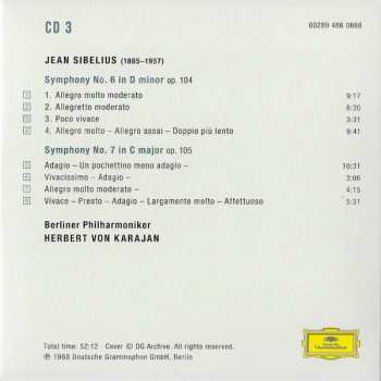 5CD/Set di cofanetti/Blu-ray Herbert von Karajan: Karajan Sibelius: Complete Recordings On Deutsche Grammophon