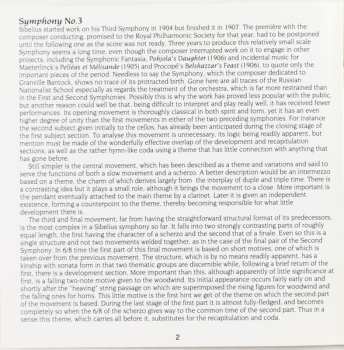 CD Jean Sibelius: Symphonies 3, 6 & 7