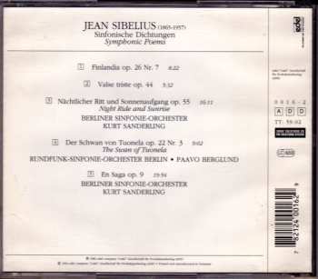 CD Jean Sibelius: Sinfonische Dichtungen - Symphonic Poems