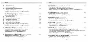5CD/Set di cofanetti Jean Sibelius: Songs