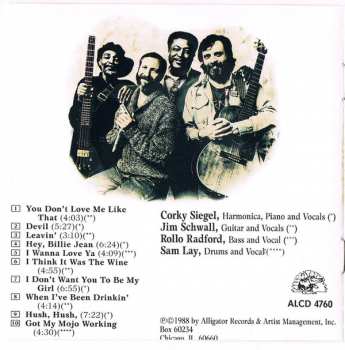 CD The Siegel-Schwall Band: The Reunion Concert