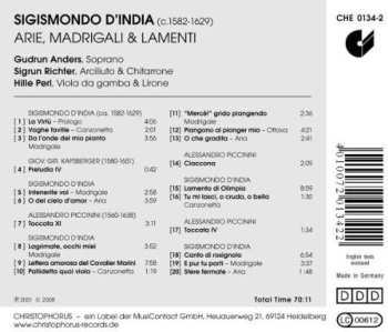 CD Sigismondo D'India: Arie, Madrigali & Lamenti