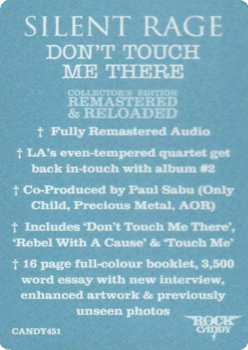 CD Silent Rage: Don't Touch Me There
