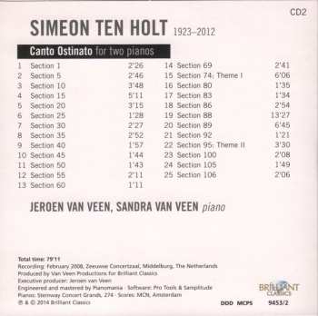 12CD/Set di cofanetti Simeon ten Holt: Canto Ostinato XL