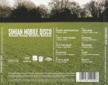 CD Simian Mobile Disco: Attack Decay Sustain Release