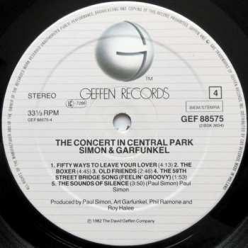 2LP Simon & Garfunkel: The Concert In Central Park