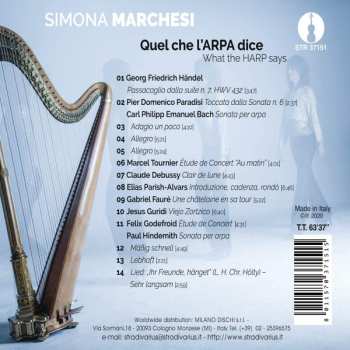 CD Simona Marchesi: Quel Che L'Arpa Dice (What The Harp Says)
