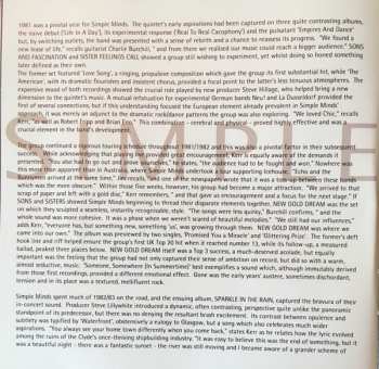 CD Simple Minds: Glittering Prize 81/92