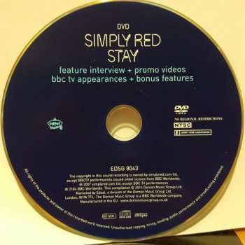 2CD/DVD Simply Red: Stay  DLX