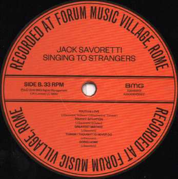 2LP Jack Savoretti: Singing To Strangers DLX