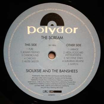 LP Siouxsie & The Banshees: The Scream