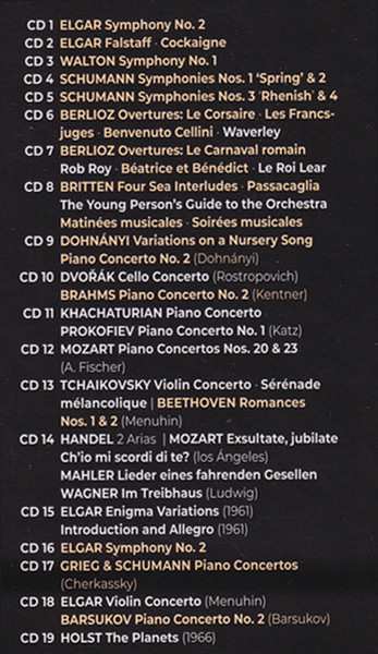 79CD/Set di cofanetti Sir Adrian Boult: The Stereo Recordings 1956-1978 - The Warner Classics Edition