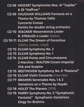 79CD/Set di cofanetti Sir Adrian Boult: The Stereo Recordings 1956-1978 - The Warner Classics Edition