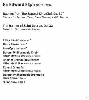 2SACD Sir Edward Elgar: King Olaf / The Banner Of Saint George