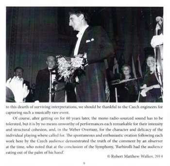 CD Sir John Barbirolli: Prague Spring Festival, 1958. Brahms: Symphony No.1 / Weber: Overture ‘Oberon‘