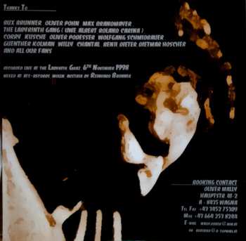 CD "Sir" Oliver Mally's Blues Distillery: Live & Lost At The Labyrinth