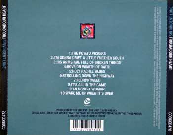 CD Sir Vincent Lone: Troubadour Heart