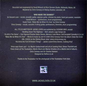 CD Sir Vincent Lone: Troubadour Heart