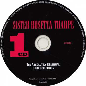 3CD Sister Rosetta Tharpe: The Absolutely Essential 3 CD Collection 