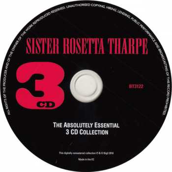 3CD Sister Rosetta Tharpe: The Absolutely Essential 3 CD Collection 