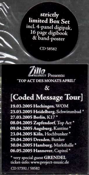 CD/Set di cofanetti [:SITD:]: Coded Message: 12 LTD | DLX