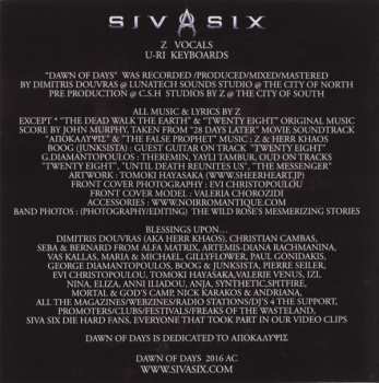 CD Siva Six: Dawn Of Days