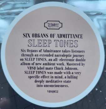 2LP Six Organs Of Admittance: Sleep Tones