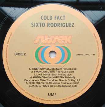 LP Sixto Rodriguez: Cold Fact