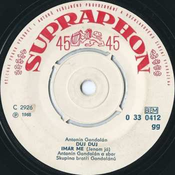 SP Gondoláni: Šalali / Bešl'a E Čhaj / Duj Duj / Imár Me