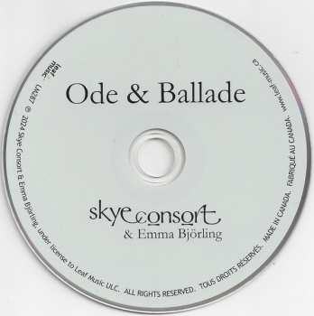 CD Skye Consort: Ode & Ballade