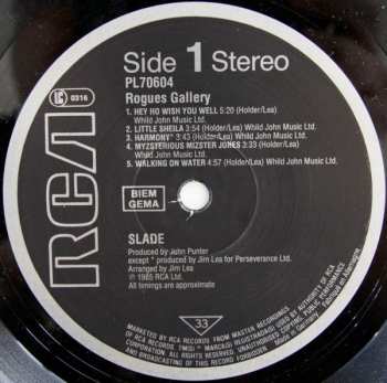 LP Slade: Rogues Gallery