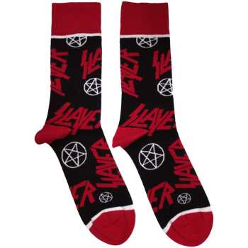 Merch Slayer: Calzini alla caviglia Logo Slayers And Pentegrams