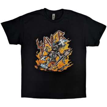 Merce Slayer: Slayer Unisex T-shirt: Cartoon Flames (small) S