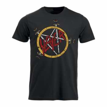 Merch Slayer: Maglietta Pentagram Distressed