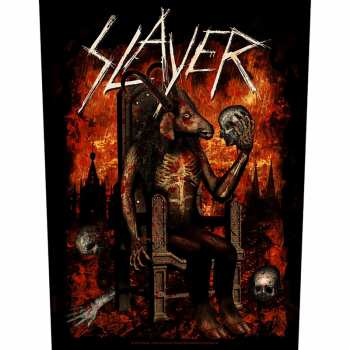 Merch Slayer: Applicazione sulla schiena Devil On Throne