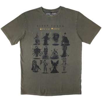 Merch Sleep Token: Stone Wash Maglietta Grid