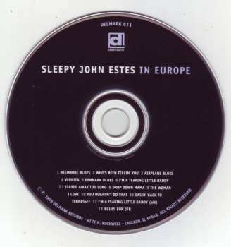 CD Sleepy John Estes: In Europe